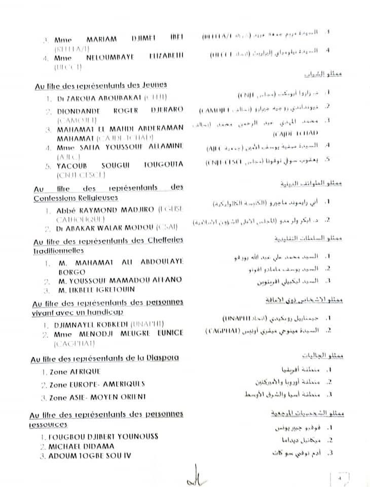 Tchad : le Premier ministre nomme les 69 membres du comité d'organisation du Dialogue