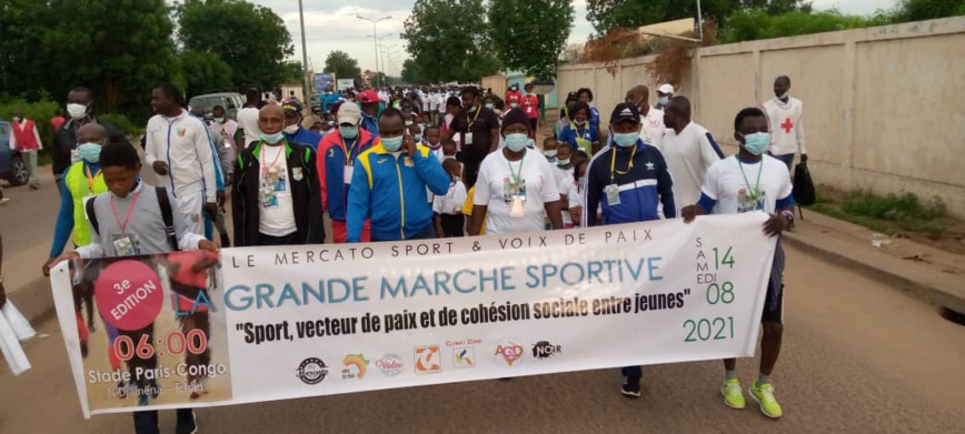 Tchad : la 3ème édition de la marche sportive de la Team Mercato a eu lieu à Ndjamena