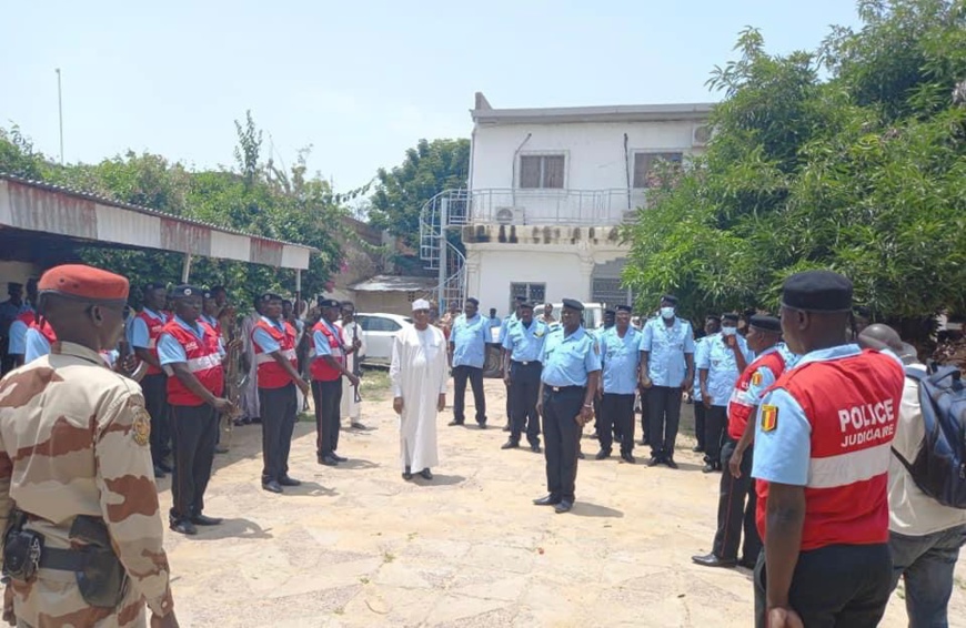 Tchad : le nouveau coordonnateur de la police judiciaire installé. © Min. Justice