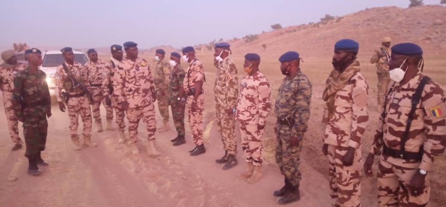 Tchad : le directeur de la gendarmerie en inspection territoriale au Sila