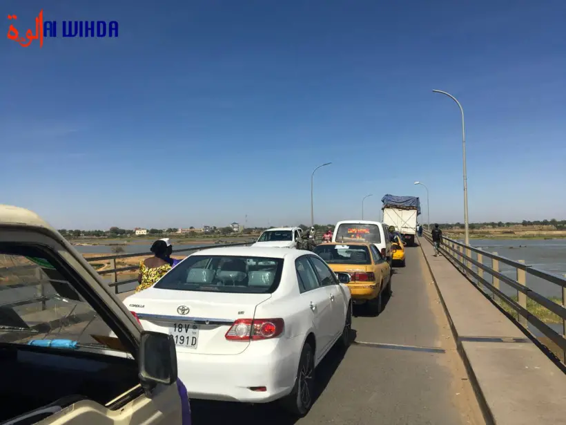 N'Djamena : incivisme sur la route et embouteillage au pont à double voie