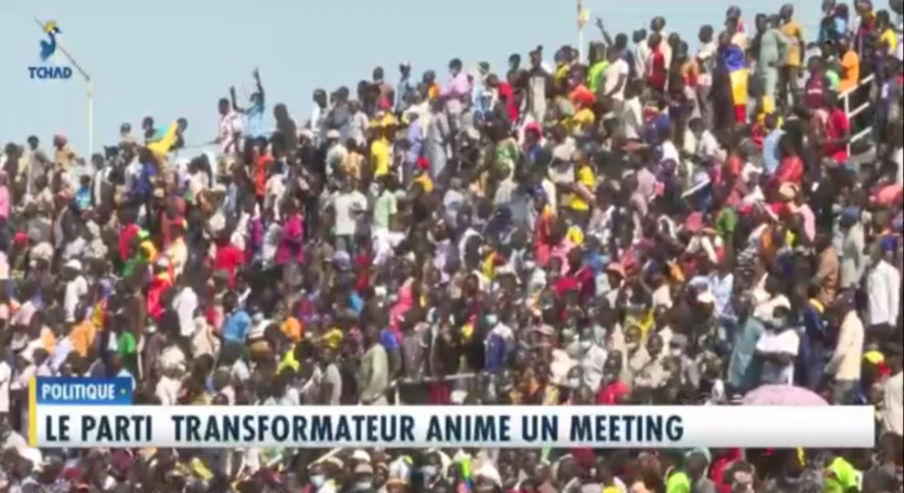 Tchad : la Télévision nationale a couvert le meeting des Transformateurs © Télé Tchad