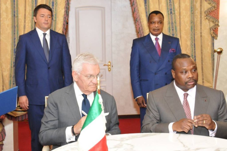 Congo-Italie: signature d'un memorandum et d'un protocole de coopération