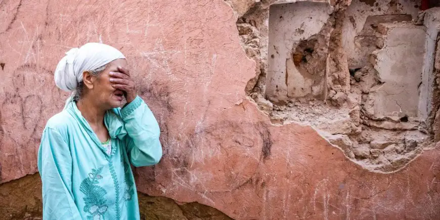 Le séisme qui a frappé le Maroc dans la nuit du vendredi 8 au samedi 9 septembre est le plus puissant jamais enregistré dans le royaume. © Crédit photo : FADEL SENNA / AFP