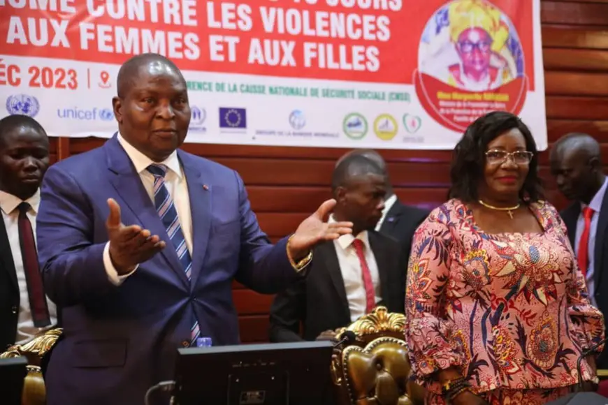 Centrafrique : Le couple présidentiel s’engage dans la lutte contre les violences faites aux femmes