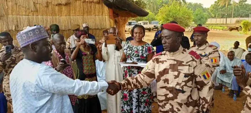 Tchad : remise de grades à deux colonels promus généraux à Sarh