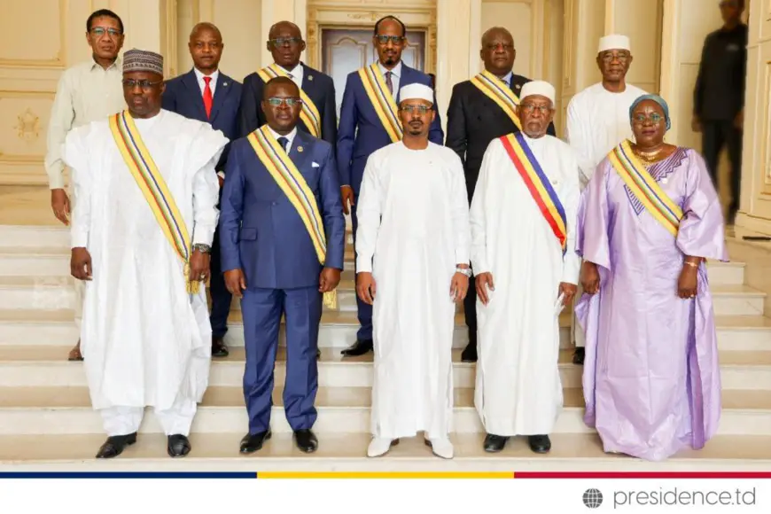 Tchad: Le Président du Parlement de la CEMAC reçu par le Président de la Transition