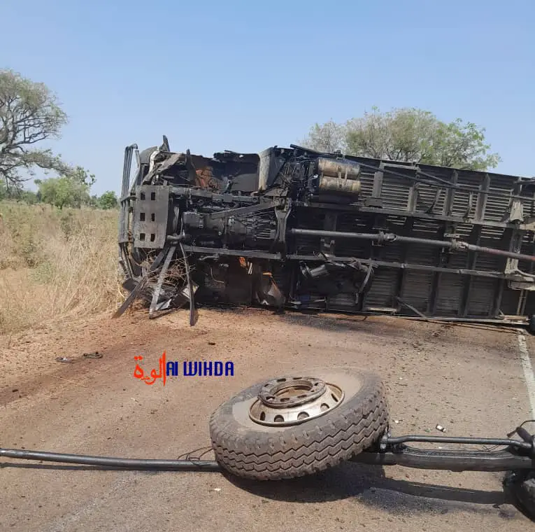 Tchad : 3 morts dans une collision entre un gros porteur et un véhicule sur l'axe Moundou-Doba