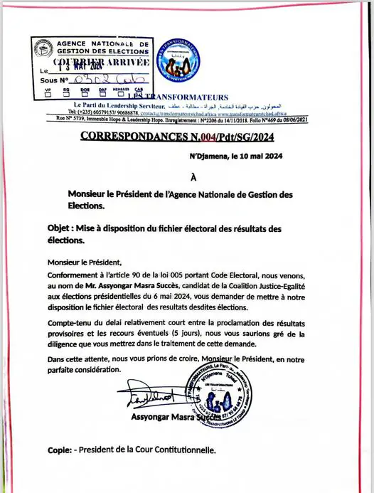 Présidentielle au Tchad : Masra exige la mise à disposition du fichier des résultats