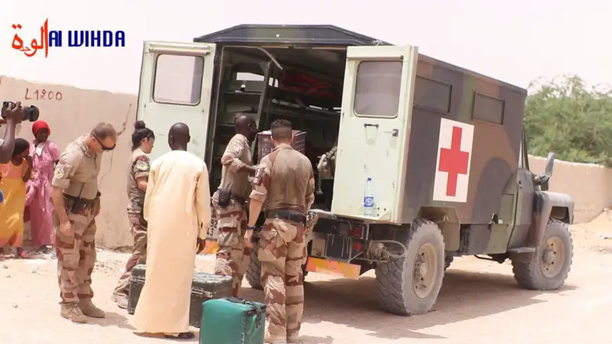 Tchad : les forces françaises au Sahel fournissent une assistance médicale à la population de Faya