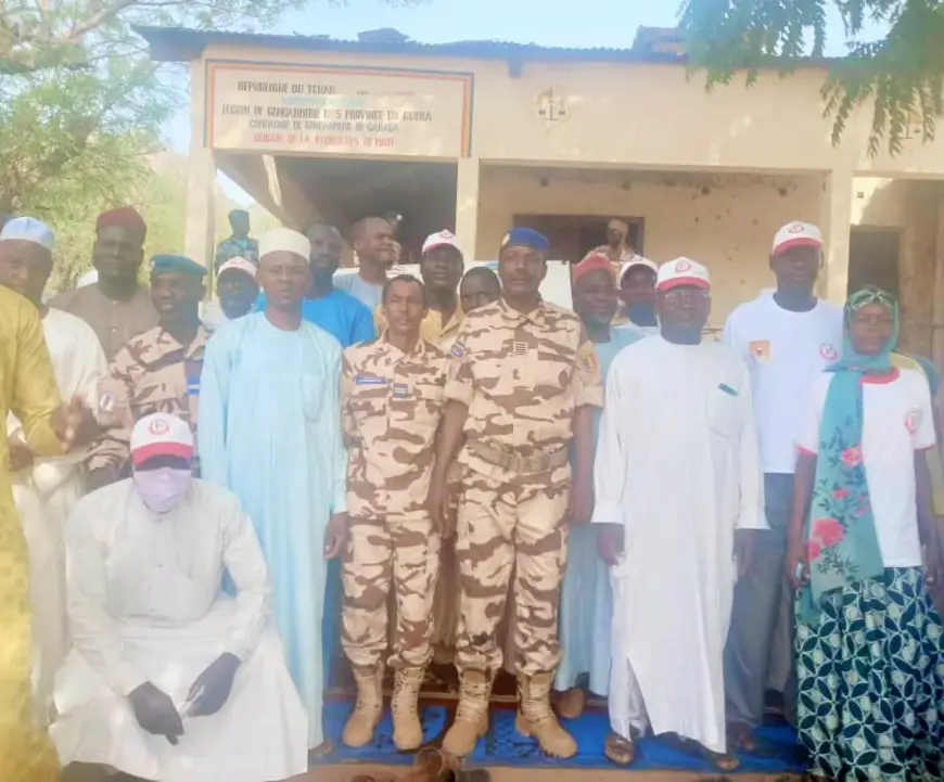 Tchad : la brigade de recherche de Melfi dotée de matériels de construction