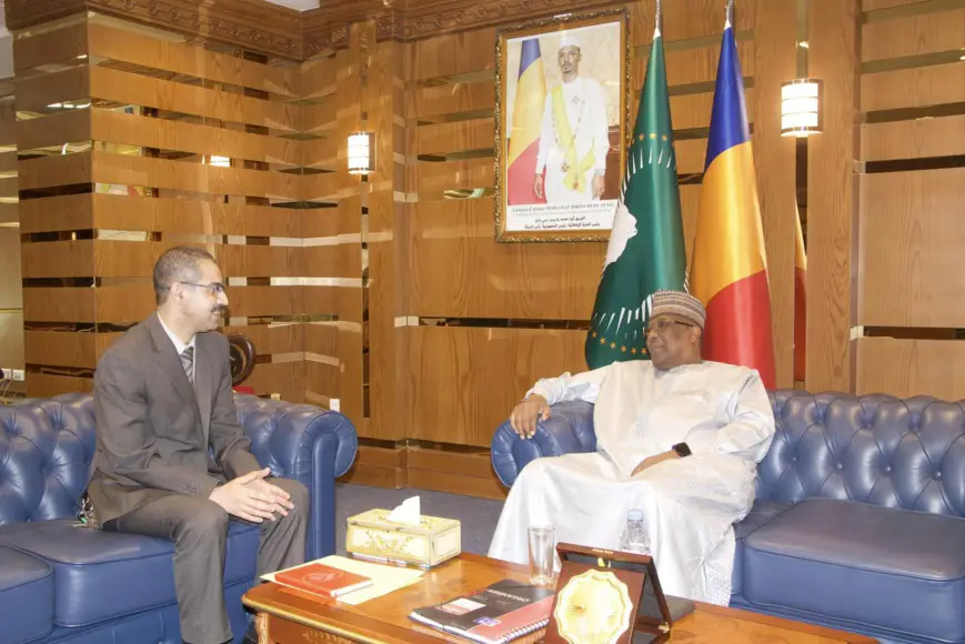 Tchad : Le Chargé d'Affaires a.i de l'ambassade d'Algérie au Tchad reçu au ministère des affaires étrangères