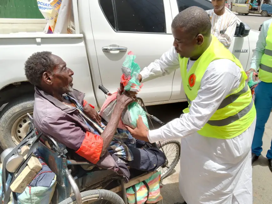 Tchad : l'ATLCDF fait un don de vivres aux démunis