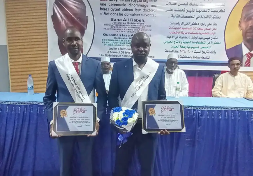 Tchad - Hommage aux Docteurs Bana Ali Rabeh et Ousman Issa Abdeldjelil : Le Lycée Roi Faïcçal célèbre l'excellence