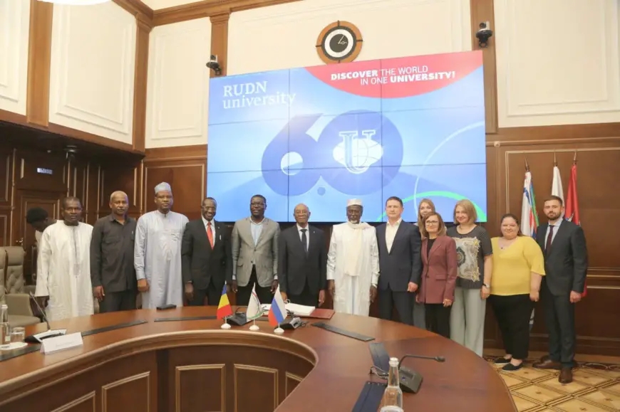 Coopération universitaire : le ministre tchadien de l’Enseignement supérieur conduit une délégation en Russie