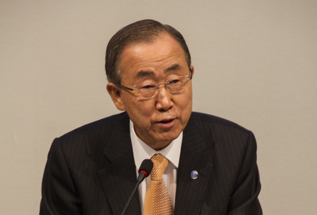 Le Secrétaire général des Nations Unies, Ban Ki-moon. AA