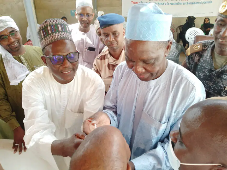 Tchad : la Semaine africaine de la vaccination lancée par le secrétaire général provincial de Moussoro