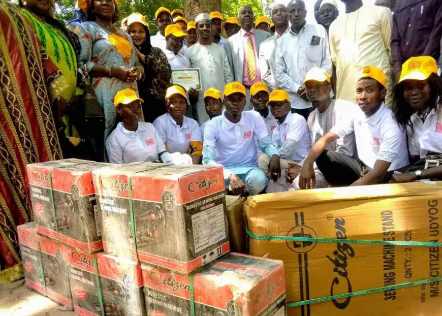 Tchad : des kits de matériels remis aux 150 jeunes lauréats du centre Tchadia