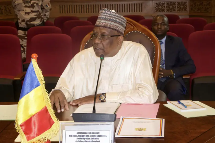 Tchad : Visite du Ministre d'État Abderaman Koulamallah en Égypte