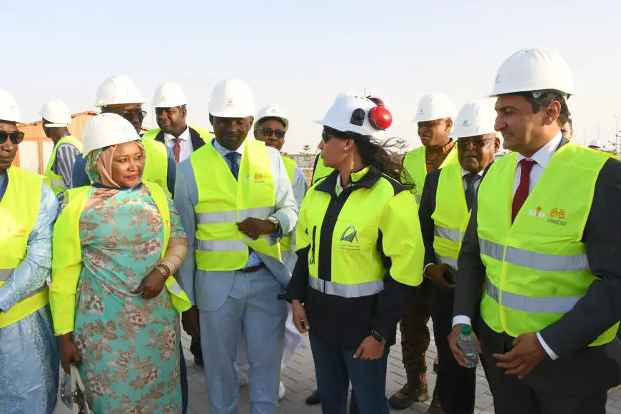 Tchad : Visite du chantier de construction du port de Dakhla par la délégation tchadienne