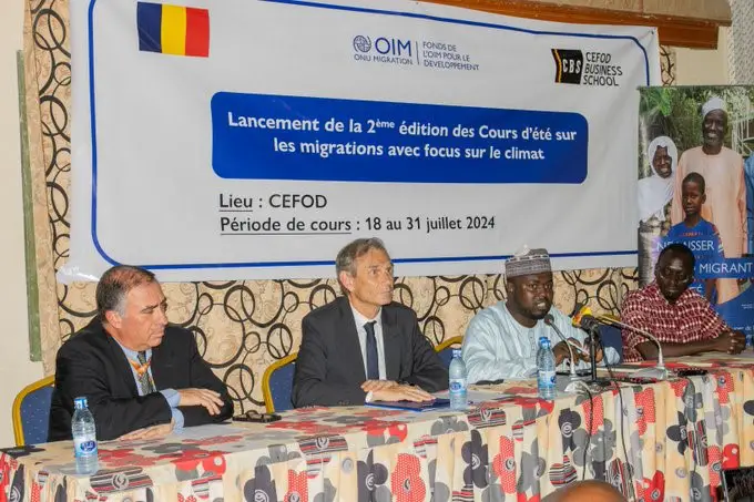 Tchad : L'OIM lance la deuxième édition des Cours d'été sur les migrations axée sur le changement climatique