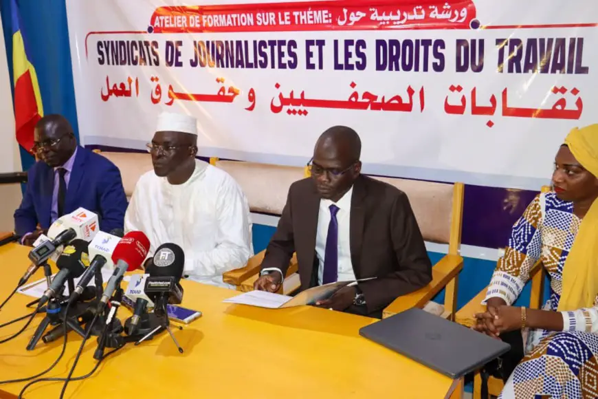 Tchad : L'UJT et la FIJ renforcent les capacités des syndicats de journalistes tchadiens sur les droits du travail et les revendications