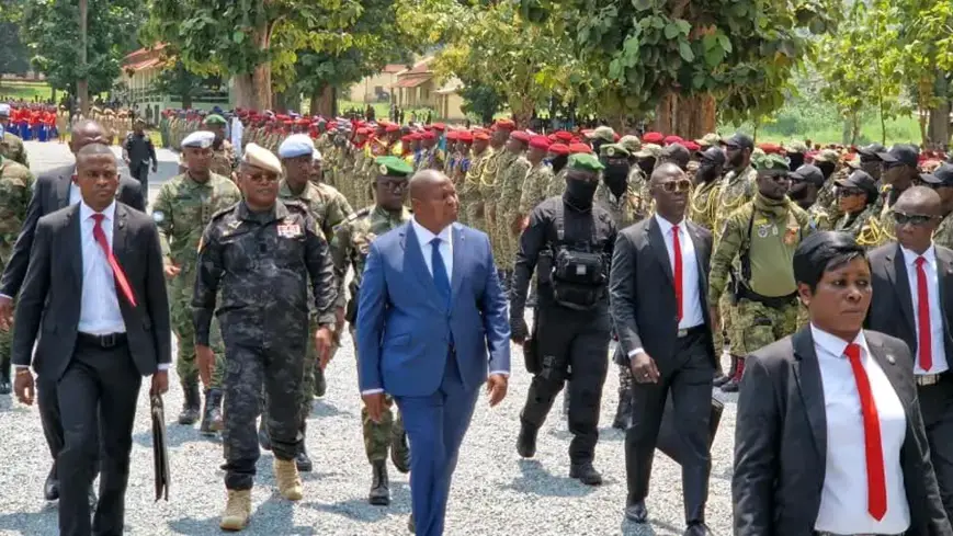 RCA : parade des forces armées à l’occasion du 64ème anniversaire de l’indépendance