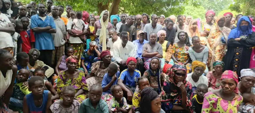 Inondations au Tchad : Déplacement massif de population vers les abris de fortune dans la province du Moyen-Chari