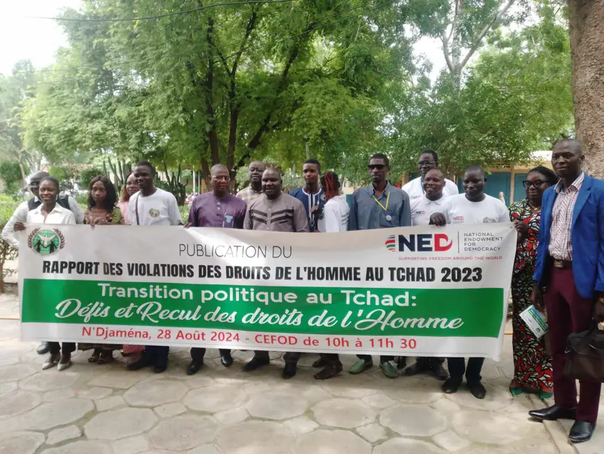 Tchad : DHSF publie son rapport annuel sur les violations des Droits de l'homme 2023