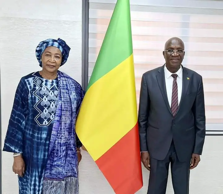 Mali :  le nouvel ambassadeur du Mali au Qatar rencontre le ministre de l'Education nationale