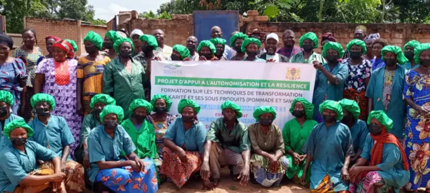 Tchad - Mandoul : Les femmes productrices de karité boostent leur savoir-faire grâce à Dignité Internationale