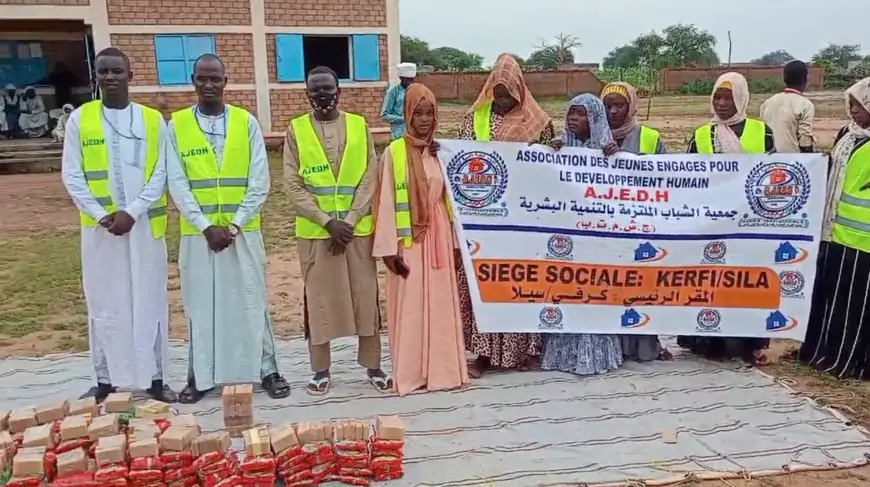 Tchad : des jeunes engagés pour le développement humain lancent une opération humanitaire à Kerfi