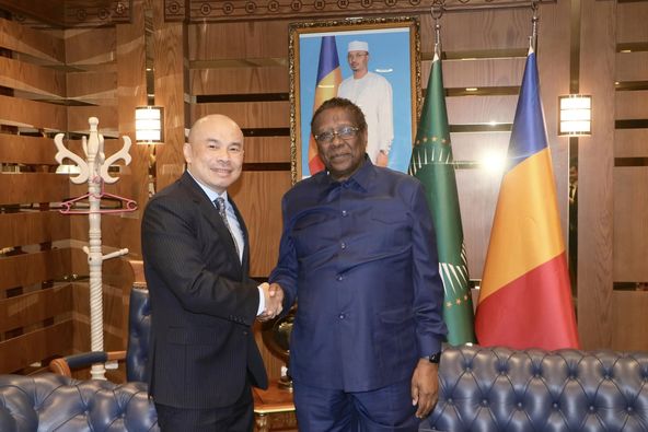 Tchad : Audiences du Ministre des Affaires Étrangères avec les diplomates des BRICS