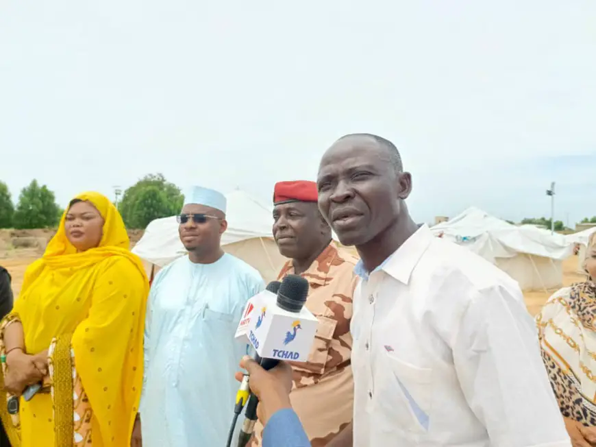 Tchad : le ministère de l'Action Sociale réceptionne le site des sinistrés à Toukra