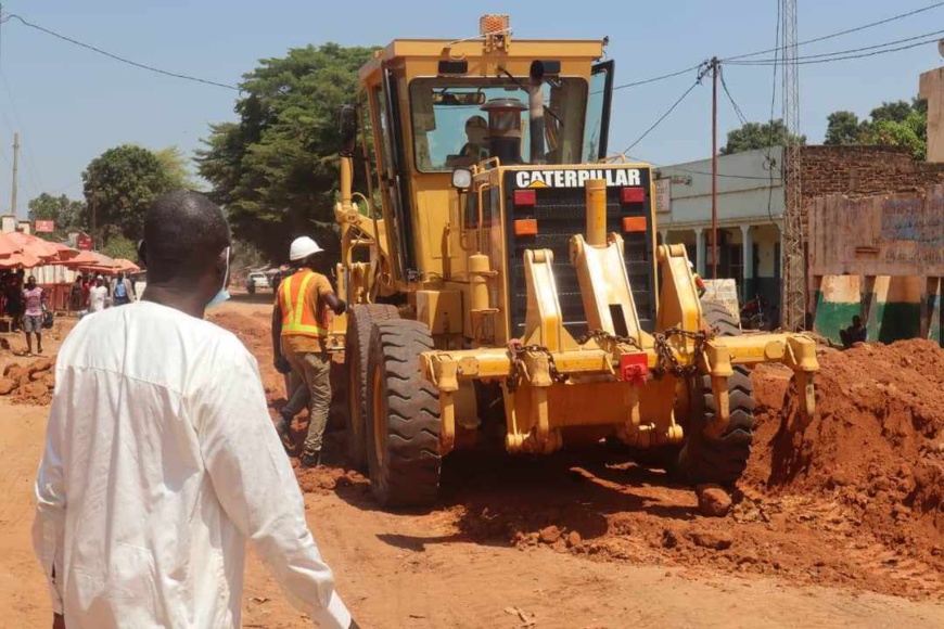 Tchad: à Moundou, les autorités communales aménagent l'axe principal de la ville