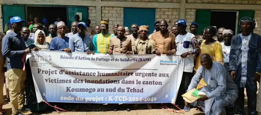 Tchad : le RAPDS et l'ONG Diakonie assurent l’assistance humanitaire à Koumogo