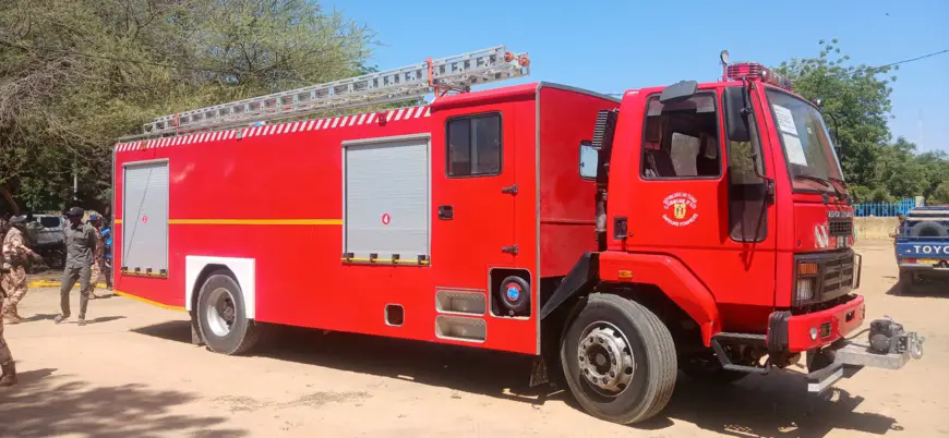 Tchad : le gouvernement renforce la commune d’Ati avec un véhicule de sapeurs-pompiers et des équipements