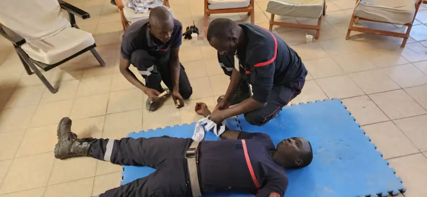 Tchad : à Abéché, l'armée française partage son expertise avec les pompiers locaux