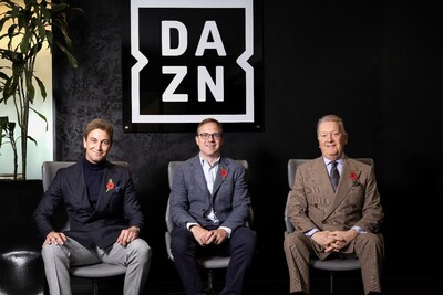 DAZN et Queensberry annoncent un accord historique sur les droits médiatiques mondiaux