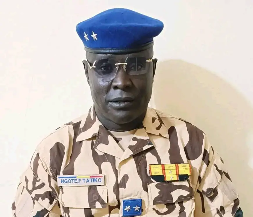 Tchad : le général Ngote François Tatiko nommé commandant 2ème adjoint de la DGSAT