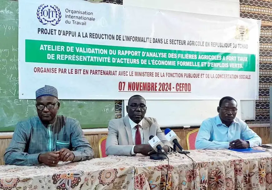 Tchad :  ouverture d'un atelier de validation du rapport d'analyse de filières agricoles