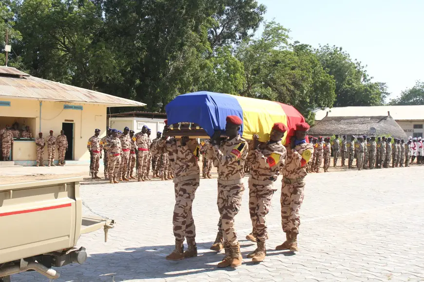 Tchad : cérémonie des obsèques du général de brigade Yousouf Abdoulaye Kari