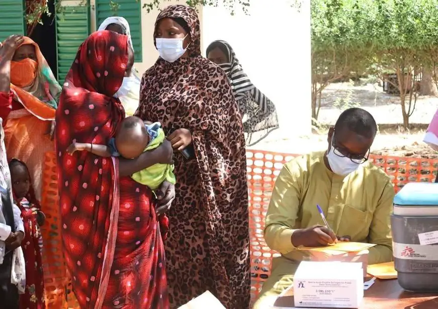 Tchad : lancement de la campagne de vaccination contre la diphtérie par MSF Suisse à Ati