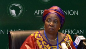 At the Chair of the Committee of the African Union Ms. Nkosazana Dlamini-Zuma on official visit to Djibouti