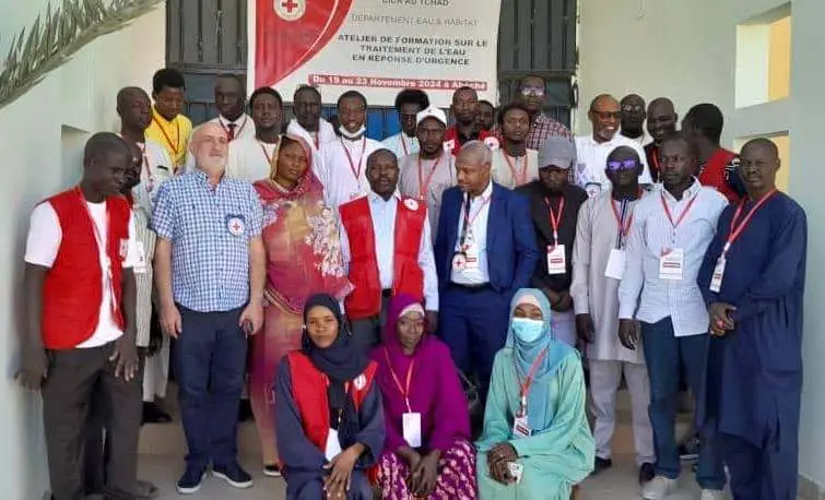 Tchad : à Abéché, le CICR forme une trentaine de volontaires sur le traitement de l'eau potable