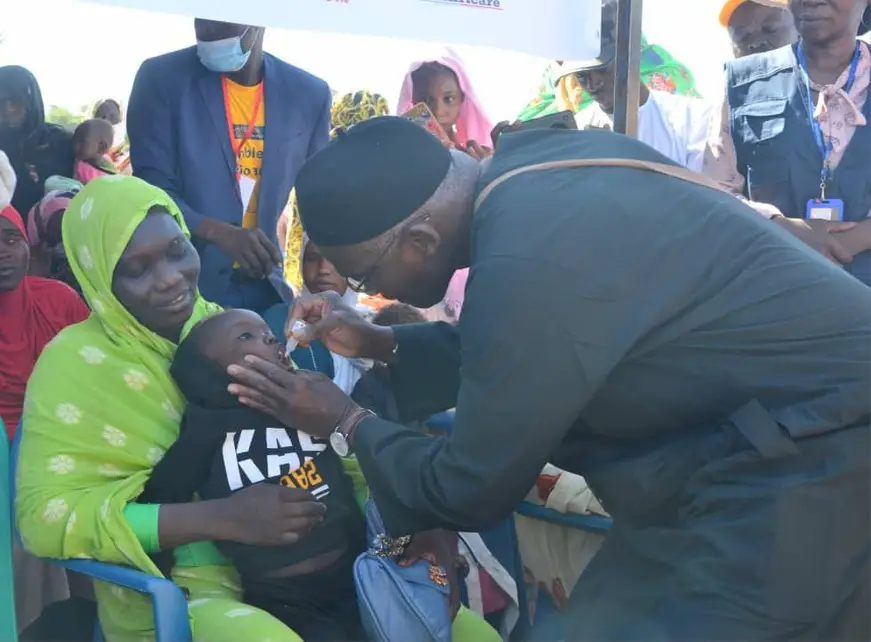 Le Tchad lance une nouvelle campagne de vaccination contre la poliomyélite