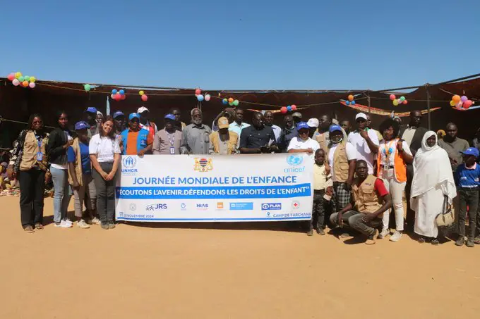 Le HCR Tchad célèbre la Journée mondiale de l'enfant dans le Ouadaï