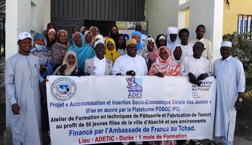 Tchad : à Abéché, 50 jeunes filles initiées en technique de pâtisserie et fabrication de yaourt