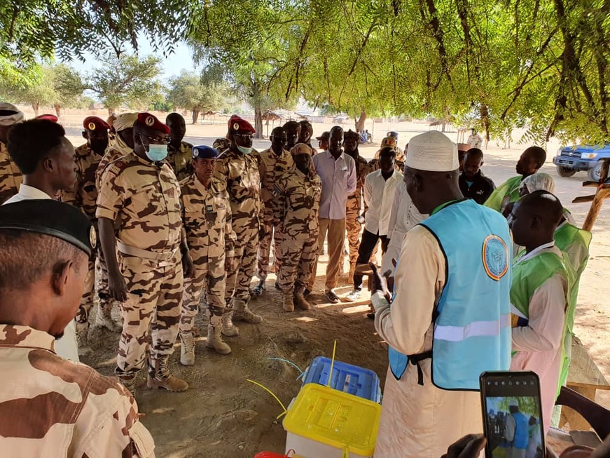 Tchad : Les forces de défense et de sécurité se sont mobilisées pour le vote en province