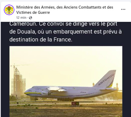 Tchad :  Un convoi militaire français quitte N'Djaména pour le port de Douala au Cameroun